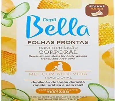 1 - Folhas Prontas para Depilação Corporal DEPIL BELLA