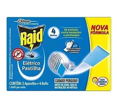 2 - Repelente Elétrico Pastilha RAID