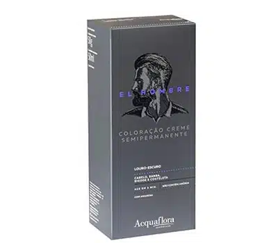 3 - Kit Coloração Creme Semipermanente El HombreSKU ACQUAFLORA