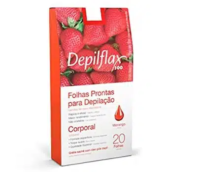 4 - Folhas Prontas para Depilação Corporal DEPILFLAX