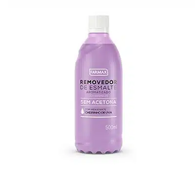 6 - Removedor de Esmalte sem Acetona Aromatizado Uva FARMAX