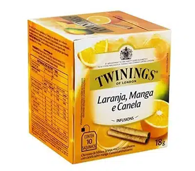 7 - Chá Misto de Laranja, Manga e Canela TWININGS