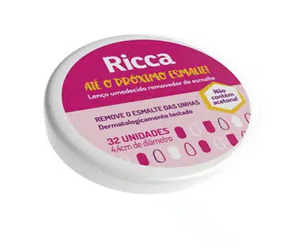 Removedor de Esmalte sem Acetona em Lenço