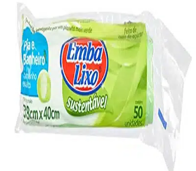 1 - Saco de Lixo para Pia e Banheiro Sustentável EMBALIXO