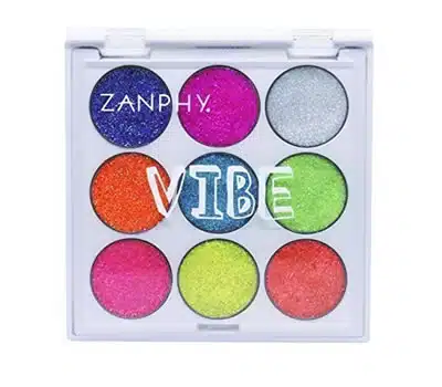 2 - Paleta Glitter Vibe Neon ZANPHY