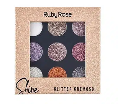 5 - Paleta de Sombra Shine Glitter RUBY ROSE