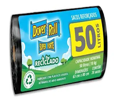 5 - Saco para Lixo Super Forte Reciclado DOVER-ROLL