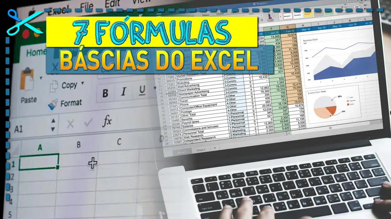 7 FÓRMULAS BÁSCAS DO EXCEL MAIS USADAS