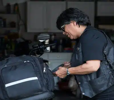 Tipo de Fixação Bolsas para Moto