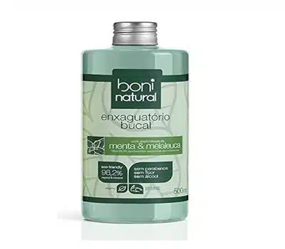 2 - Enxaguante Bucal BONI NATURAL Menta e Melaleuca