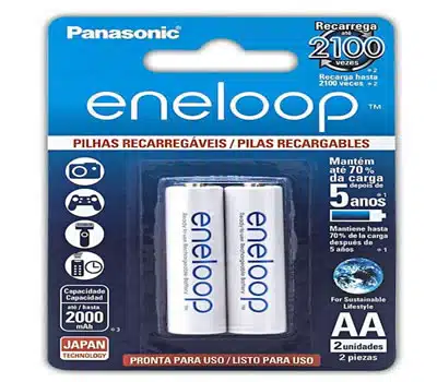 2 - Pilha Recarregável AA Eneloop PANASONIC