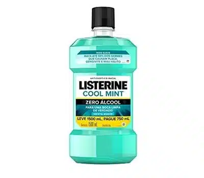 3 - Enxaguante Bucal LISTERINE Cool Mint Zero Álcool