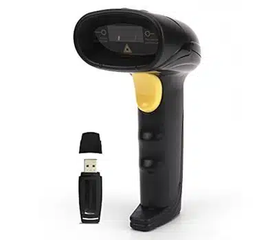 3 - Leitor de Código de Barras Portátil Sem Fio C3 TECH LB-W200BK