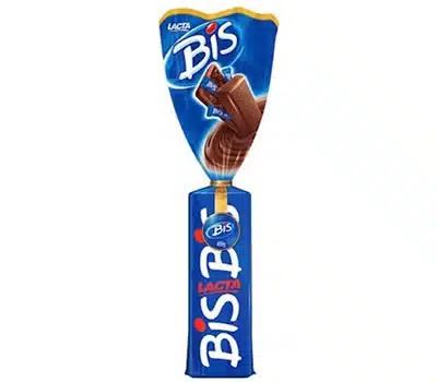 OVO BIS Retangular História do chocolate BIS da Lacta