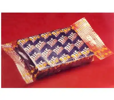 primeira caixa de chocolate BIS com 5 unidades