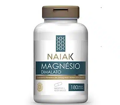 5 - Magnésio Dimalato 180 Cápsulas NAIAK