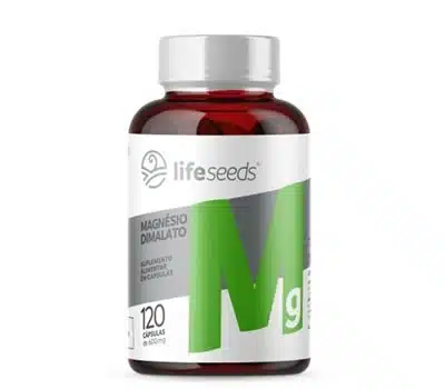 6 - Magnésio Dimalato Premium Ultra Concentração 120 Cápsulas LIFE SEEDS
