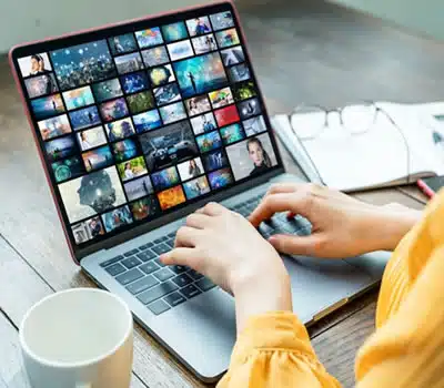 Tipos de Conteúdo aplicativos de filmes e séries