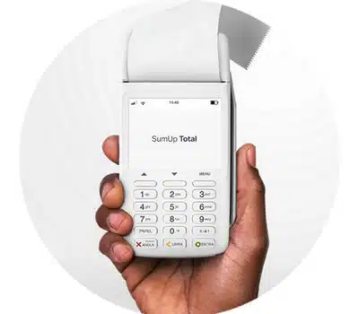 1 - Maquininha de Cartão SUM UP Total