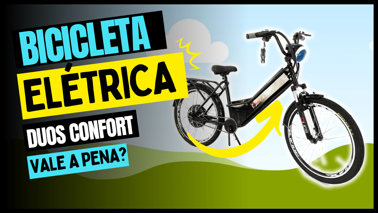 Bicicleta Elétrica Duos Confort - 800w Lithium