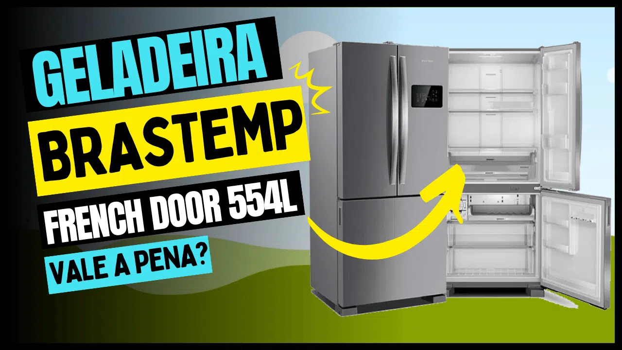 Geladeira Brastemp French Door 554 litros Inox