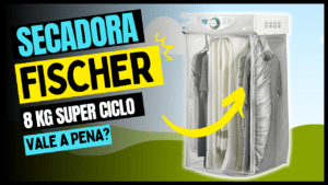 Secadora de Roupas de Parede Fischer 8 Kg Super Ciclo