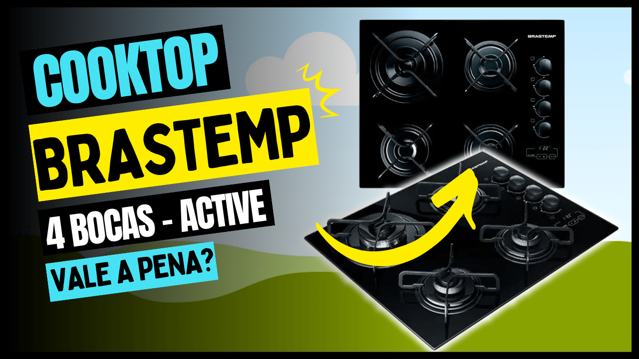 Cooktop 4 bocas Brastemp Active