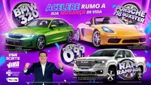 Viva Sorte PORSCHE + BMW + RAM POR APENAS 99 CENTAVOS!