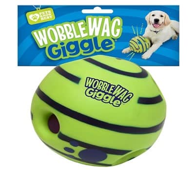 3 - Wobble Wag Giggle Brinquedo Interativo Para Cães WE PETZ