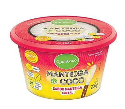 5 - Manteiga de Coco Sabor Manteiga sem Sal QUALICOCO