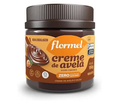 2 - Creme de Avelã com Cacau Zero Açúcar FLORMEL