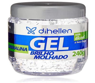 4 - Gel Brilho Molhado Adrenalina sem Álcool DI HELLEN