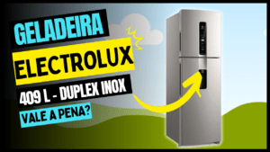 Geladeira Electrolux Duplex Frost Free 409 L Efficient INOX