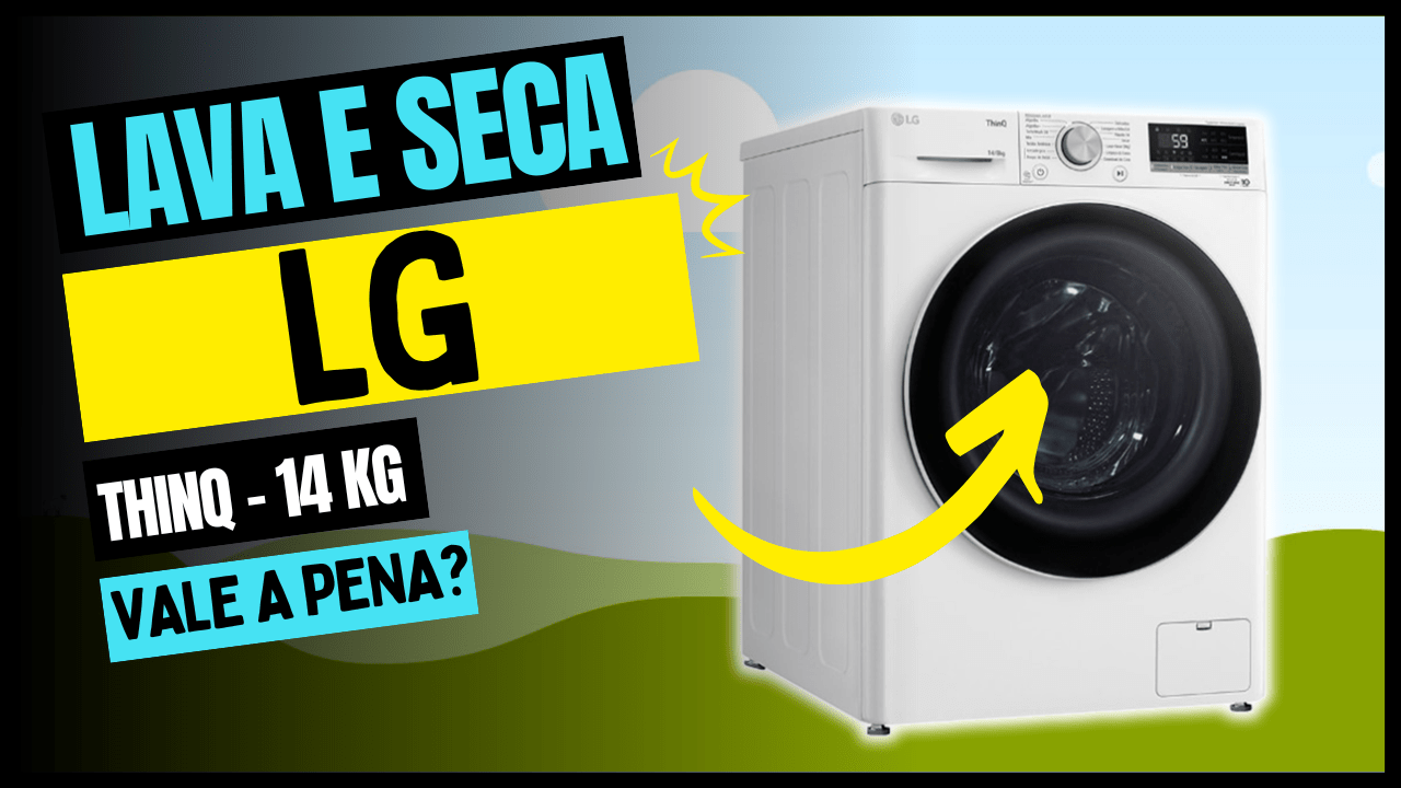 Lava e Seca LG Thinq 14Kg Branca