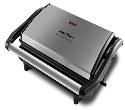 1 - BRITÂNIA Sanduicheira e Grill Press Inox