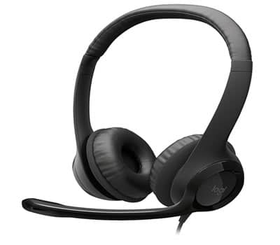 3 - LOGITECH Computer Headset H390 USB
