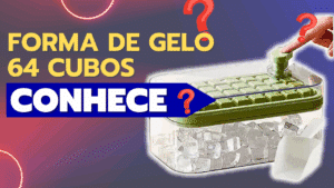Forma De Gelo 64 Cubos
