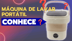 Mini Máquina de Lavar Roupas Portátil