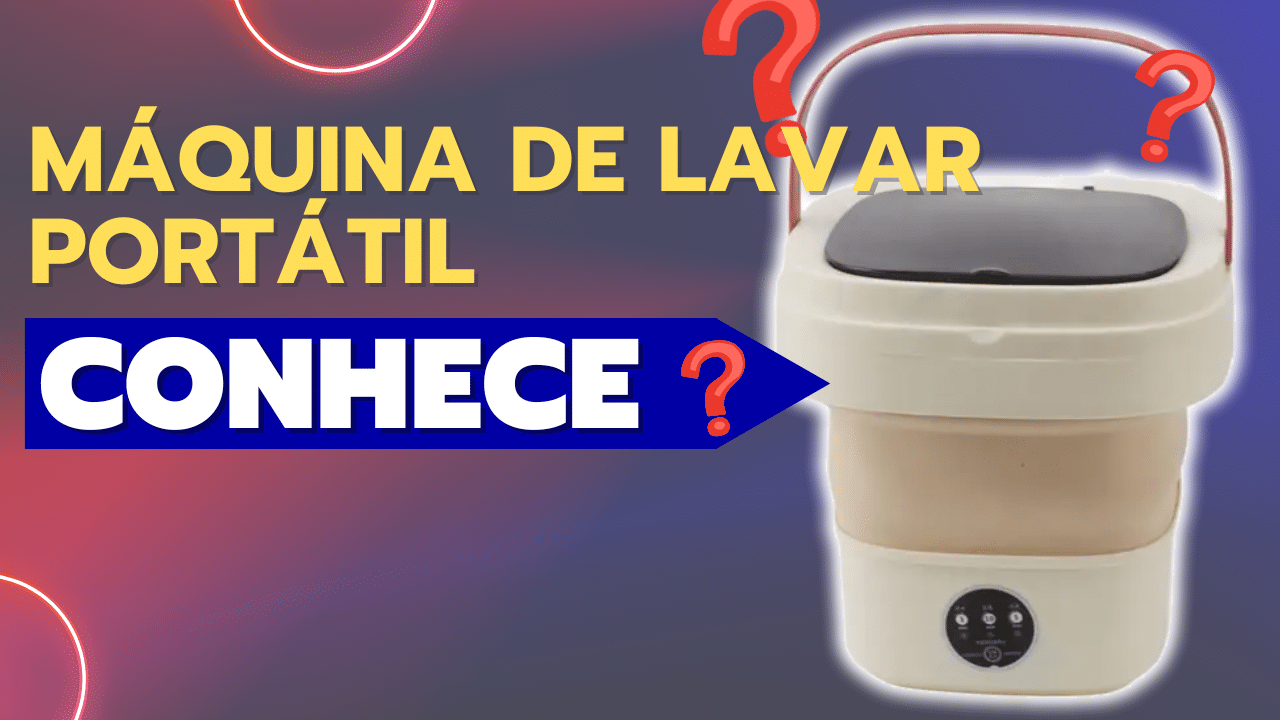 Mini Máquina de Lavar Roupas Portátil