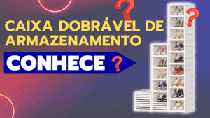Caixa De Sapato Dobrável Armazenamento