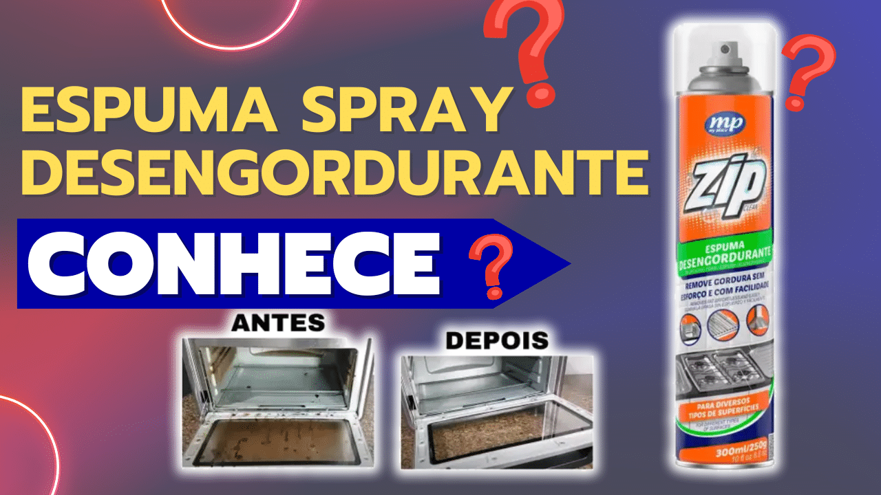 Espuma Spray Desengordurante