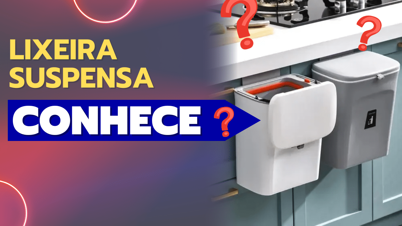 Lixeira Suspensa de Parede