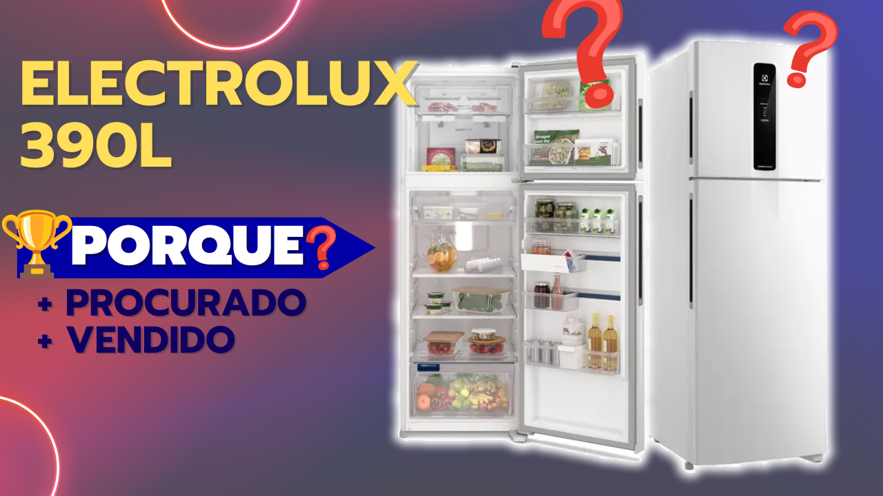 Geladeira Electrolux Frost Free Duplex Branco 390L Efficient IF43