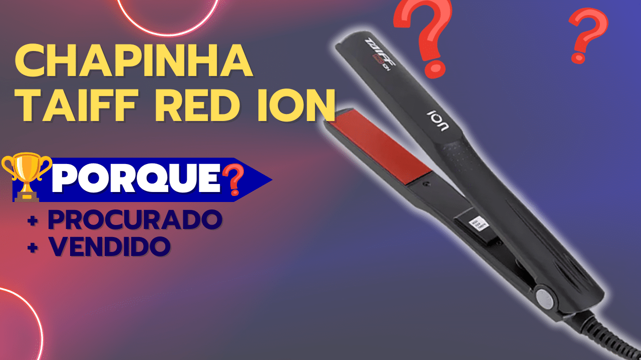 chapinha prancha taiff 200C red ion