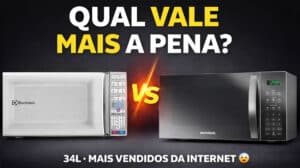 Melhores Micro-ondas 34L da Internet mais vendidos