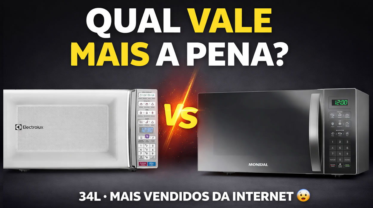 Melhores Micro-ondas 34L da Internet mais vendidos